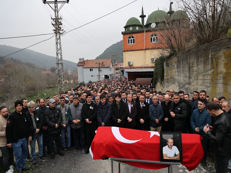 İş Kazasında Hayatını Kaybeden Madenci Baykul Sağlam'ın Cenaze Töreni Düzenlendi